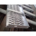 Galvanized Steel Safety Grating Crocodile Mouth Hole Grip Strut Step Grating